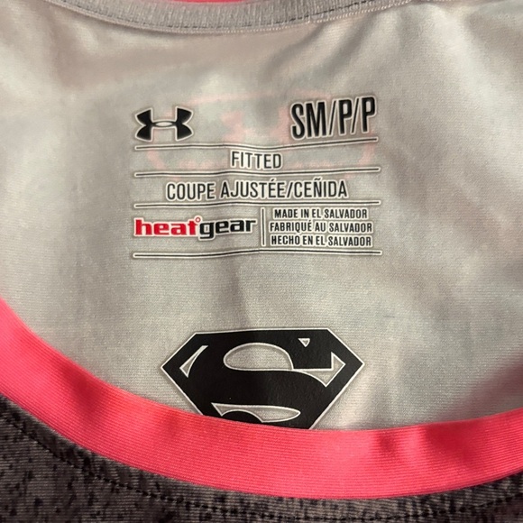 Under Armour Pink and Black Long Sleeve Tee - Picture 3 of 4